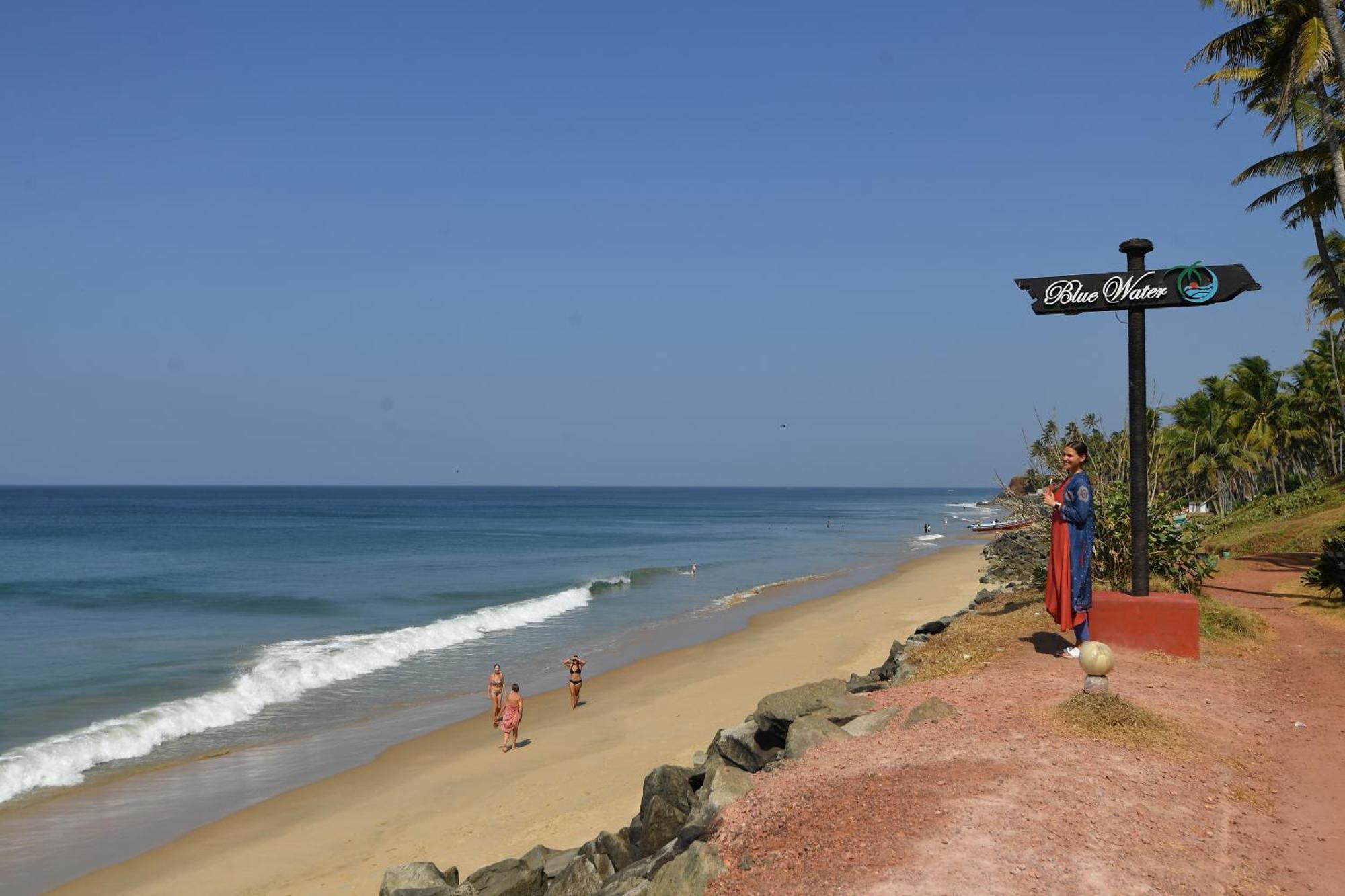 Blue Water Beach Resort Varkala Exterior foto