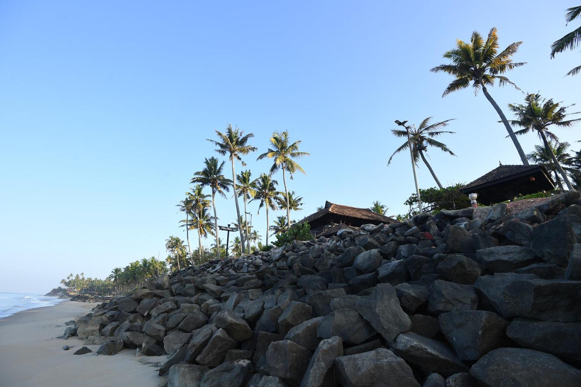 Blue Water Beach Resort Varkala Exterior foto